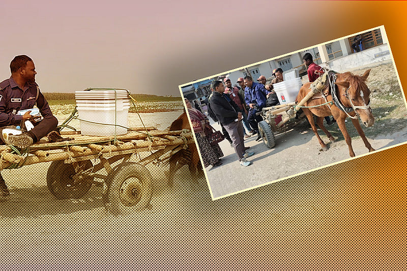 সারা দেশে উৎসবমুখর পরিবেশে নির্বাচনসামগ্রী বিতরণ, আর মাত্র কয়েক ঘণ্টার অপেক্ষা