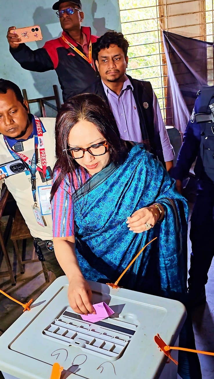 ব্রাহ্মণবাড়িয়া–২ আসন: ১২ কেন্দ্রের ভোটে এগিয়ে রুমিন ফারহানা