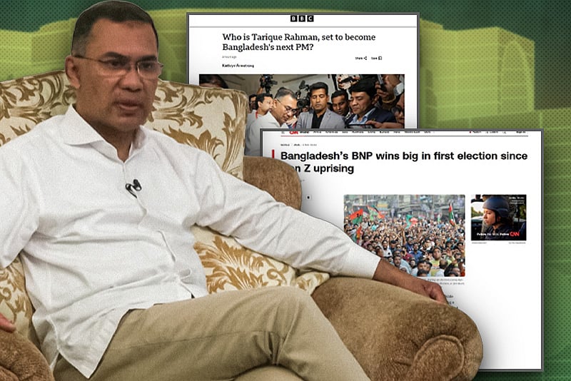 তারেক রহমানের ‘বিজয়ের’ কথা যেভাবে স্থান পেয়েছে আন্তর্জাতিক গণমাধ্যমে