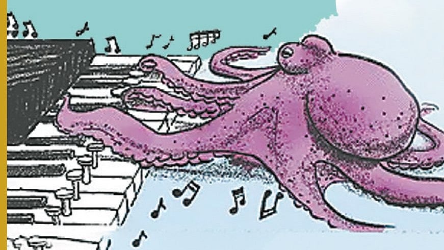 অক্টোপাসকে পিয়ানো বাজানো শিখিয়েছেন তিনি