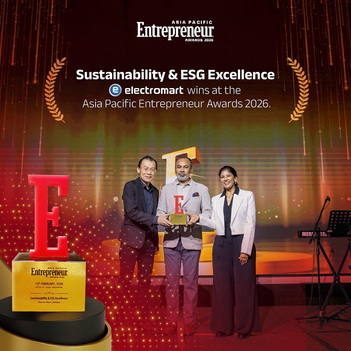 ‘এশিয়া প্যাসিফিক এন্টারপ্রেনিউর অ্যাওয়ার্ডস’ পেল ইলেক্ট্রো মার্ট