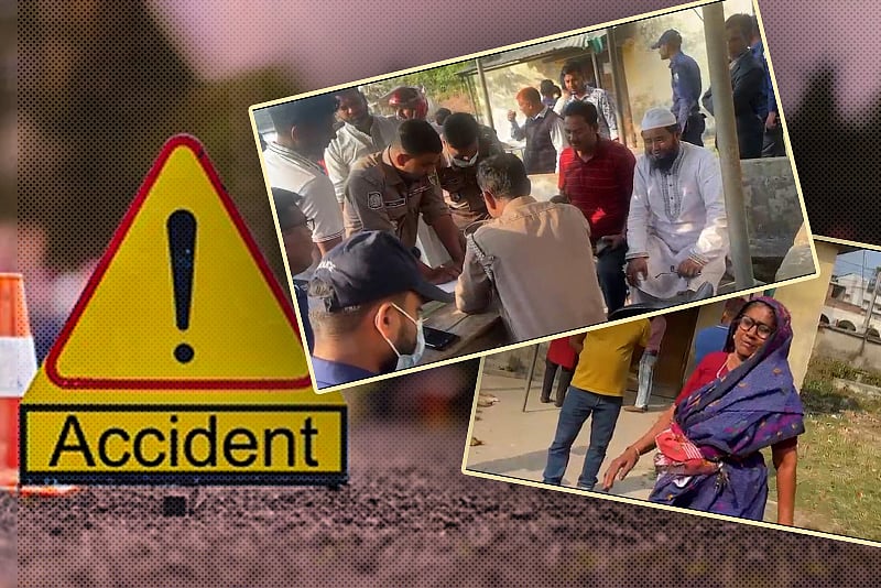 সড়ক দুর্ঘটনায় প্রাণ গেল একই পরিবারের ৩ জনসহ ৫ জনের