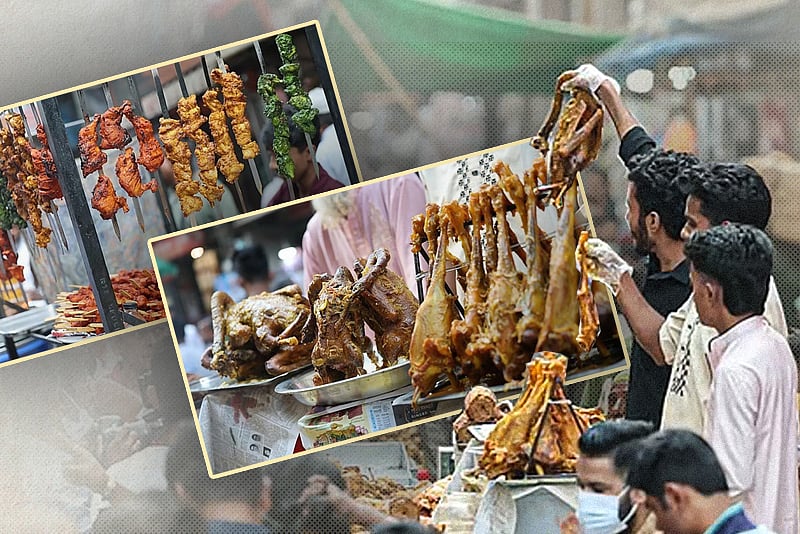 জমে উঠেছে চকবাজারে ইফতারির বাজার