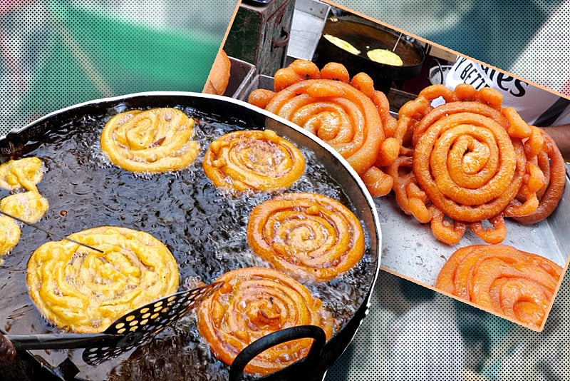 মাষকলাইয়ের ডাল ও পোলাওয়ের চাল দিয়ে বানানো শাহী জিলাপি