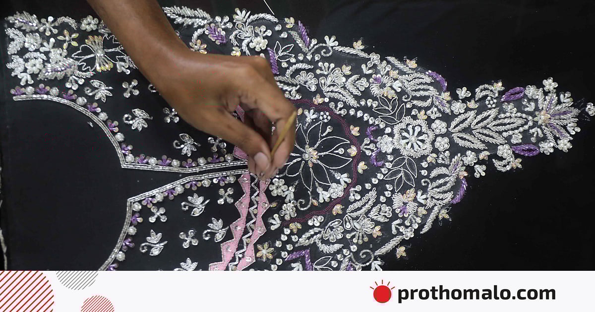 জারদৌসি কারিগরদের ব্যস্ত সময় জারদৌসি কারিগরদের ব্যস্ত সময়