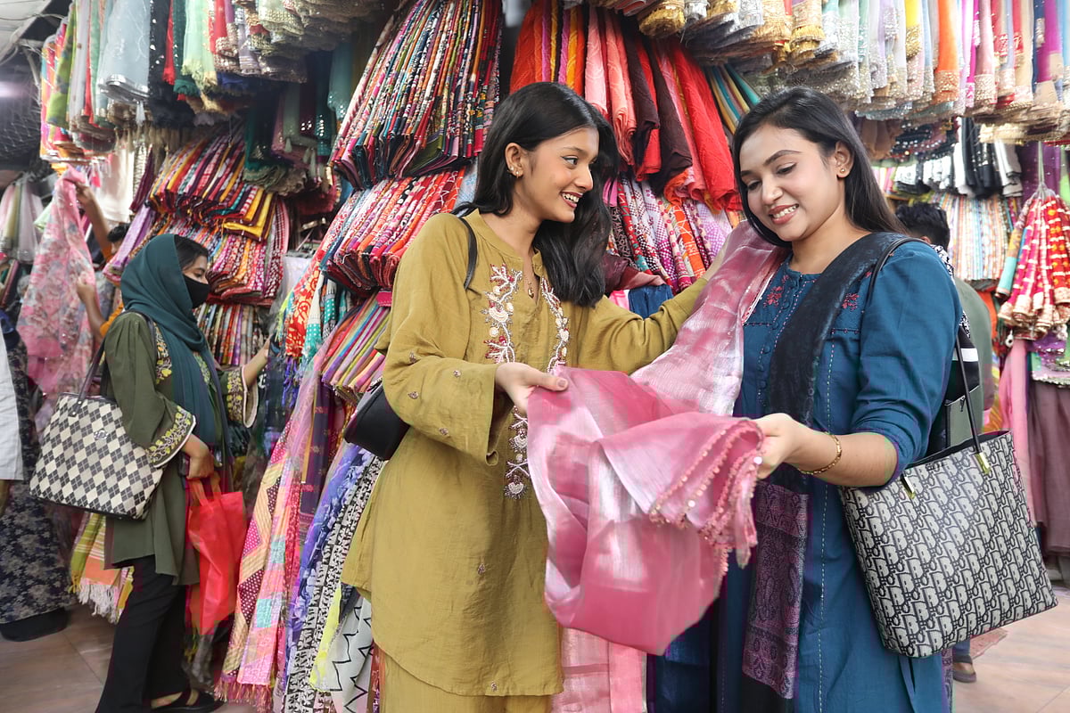 ওড়নার যেমন  ফ্যাশন দেখা যাবে এবারের ঈদে