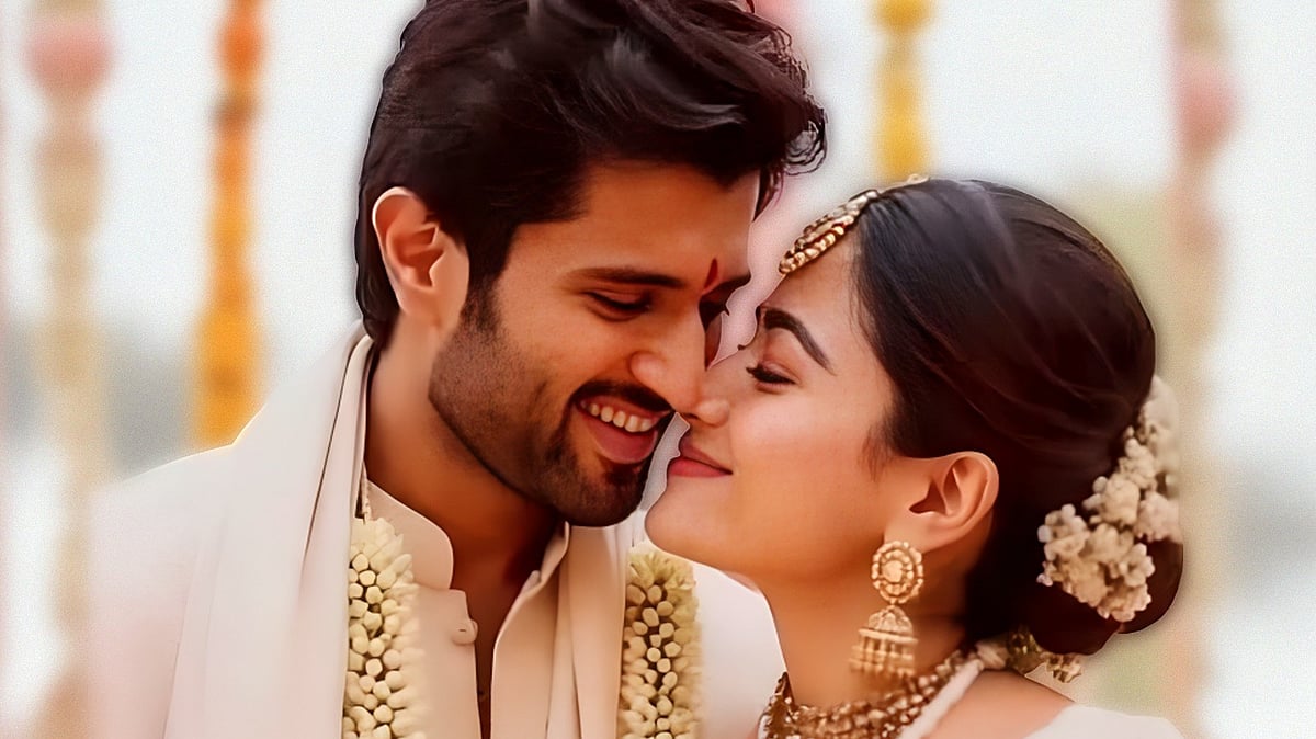 ‘অঙ্গারোঁ’ গানে রাশমিকার নাচ, কে-ড্রামা থিমে কেক, তেলেগু রীতিতে সম্পন্ন বিয়ে