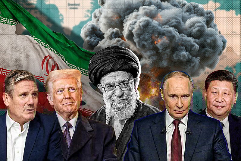 যুক্তরাষ্ট্র ও ইসরায়েলের সঙ্গে ইরানের যুদ্ধ নিয়ে বিশ্বের প্রভাবশালী কোন দেশের কী অবস্থান