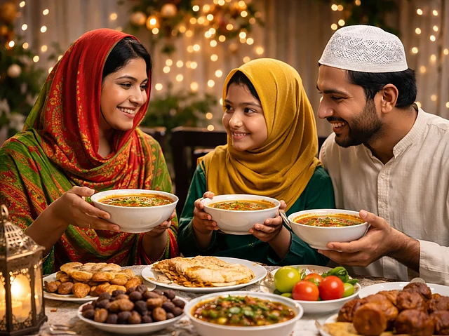 রোজায় পরিবারের সসদ্যরা পায় সুষম পুষ্টি