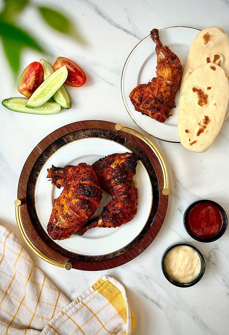 ইফতারের জন্য এয়ারফ্রায়ারে তন্দুরি চিকেন ও পিটা ব্রেড বানিয়ে চমকে দিন প্রিয়জনদের