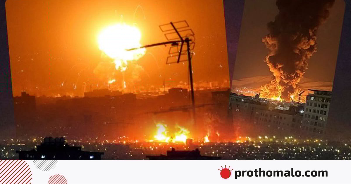 তেহরানের জ্বালানি ডিপোয় আগুন, আকাশজুড়ে ঘন ধোঁয়া তেহরানের জ্বালানি ডিপোয় আগুন, আকাশজুড়ে ঘন ধোঁয়া