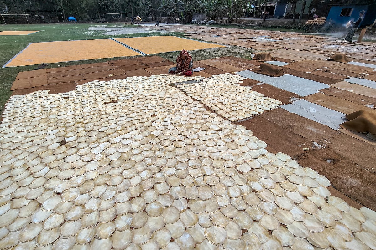 ‘পাঁপড় গ্রামের’ পাঁপড়