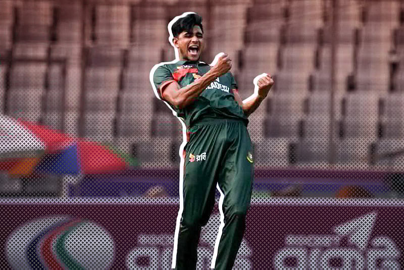 দুর্দান্ত বোলিংয়ে নাহিদের ৫ উইকেট