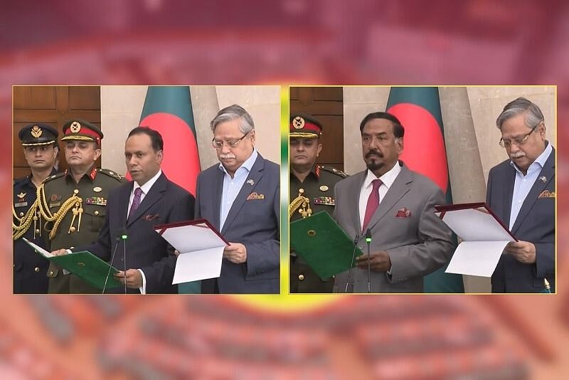 রাষ্ট্রপতির কাছে শপথ নিলেন স্পিকার ও ডেপুটি স্পিকার