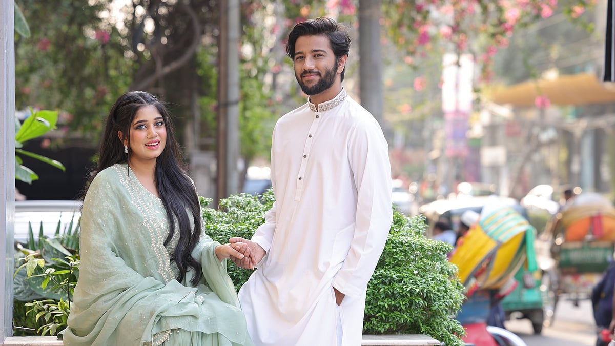 সংগীতশিল্পী-অভিনেতা প্রীতম হাসান ও মডেল–অভিনেত্রী–গায়িকা শেহতাজ মনিরা হাশেম