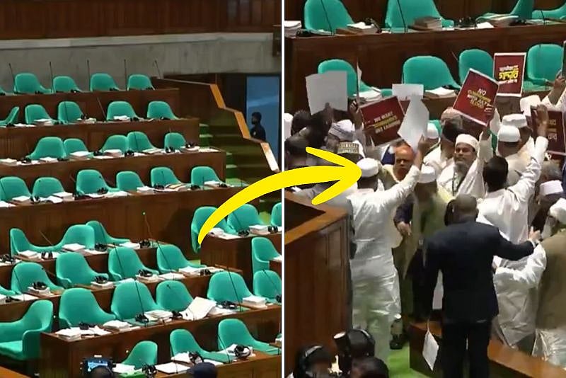 সংসদের প্রথম অধিবেশনে বিরোধী দলের ওয়াক আউট