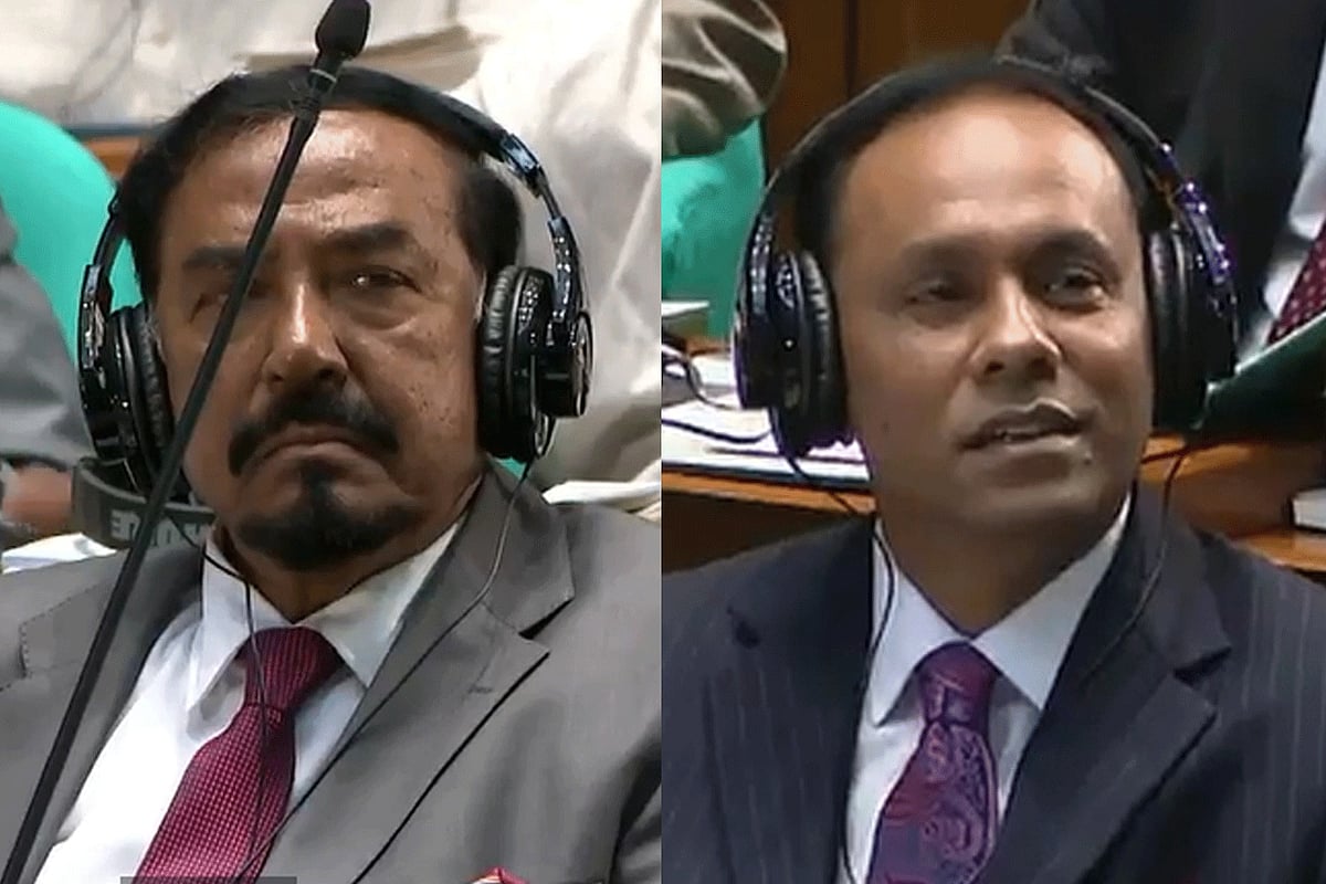 স্পিকার হাফিজ উদ্দিন আহমদ, ডেপুটি স্পিকার কায়সার কামাল, শপথ পড়ালেন রাষ্ট্রপতি