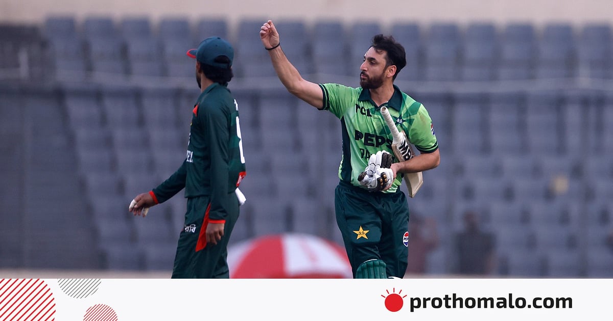 সালমানের রানআউট ঘিরে উত্তেজনা: মাঠে কী হয়েছিল সালমানের রানআউট ঘিরে উত্তেজনা: মাঠে কী হয়েছিল