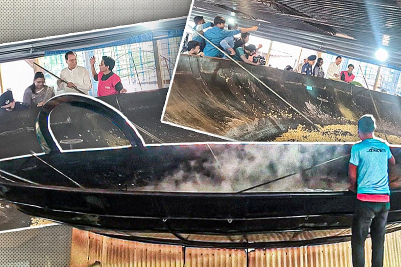 বিশ্বের সবচেয়ে বড় কড়াই কুড়িগ্রামে! একসঙ্গে রান্না হবে ১ লাখ মানুষের খাবার