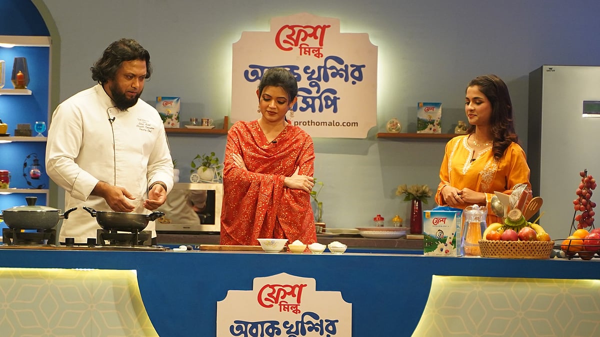 সাদিয়া আয়মানের জন্য ইফতারে কোন ডেজার্ট তৈরি হলো | ফ্রেশ মিল্ক অবাক খুশির রেসিপি | পর্ব-২০