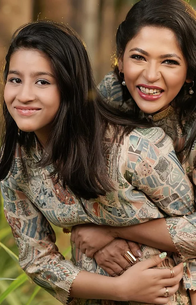 মেয়েকে ঘিরেই আবর্তিত হয় বাঁধনের ঈদের আনন্দ