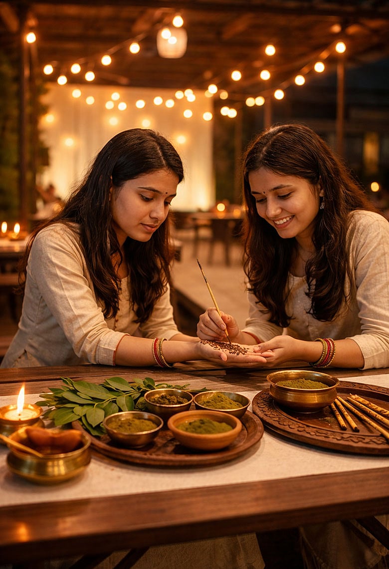 এয়ারফোর্স বেজক্যাম্প থেকে কেরানীগঞ্জ: দেখুন ঢাকাজুড়ে কোথায় হচ্ছে ঈদের মেহেদি উৎসব