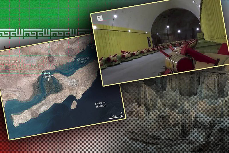 কৌশলগত দ্বীপ কেশম—মাটির নিচে কি সত্যিই ইরানের ‘মিসাইল সিটি’?