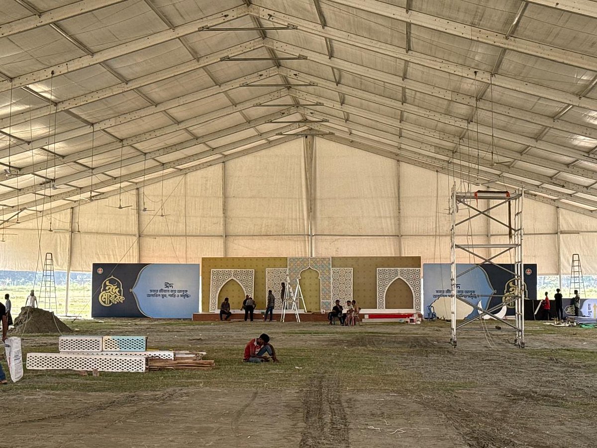 পুরোনো বাণিজ্য মেলার মাঠে এবারও ঈদের জামাত, একসঙ্গে ২৫ হাজার মানুষ নামাজ পড়তে পারবেন