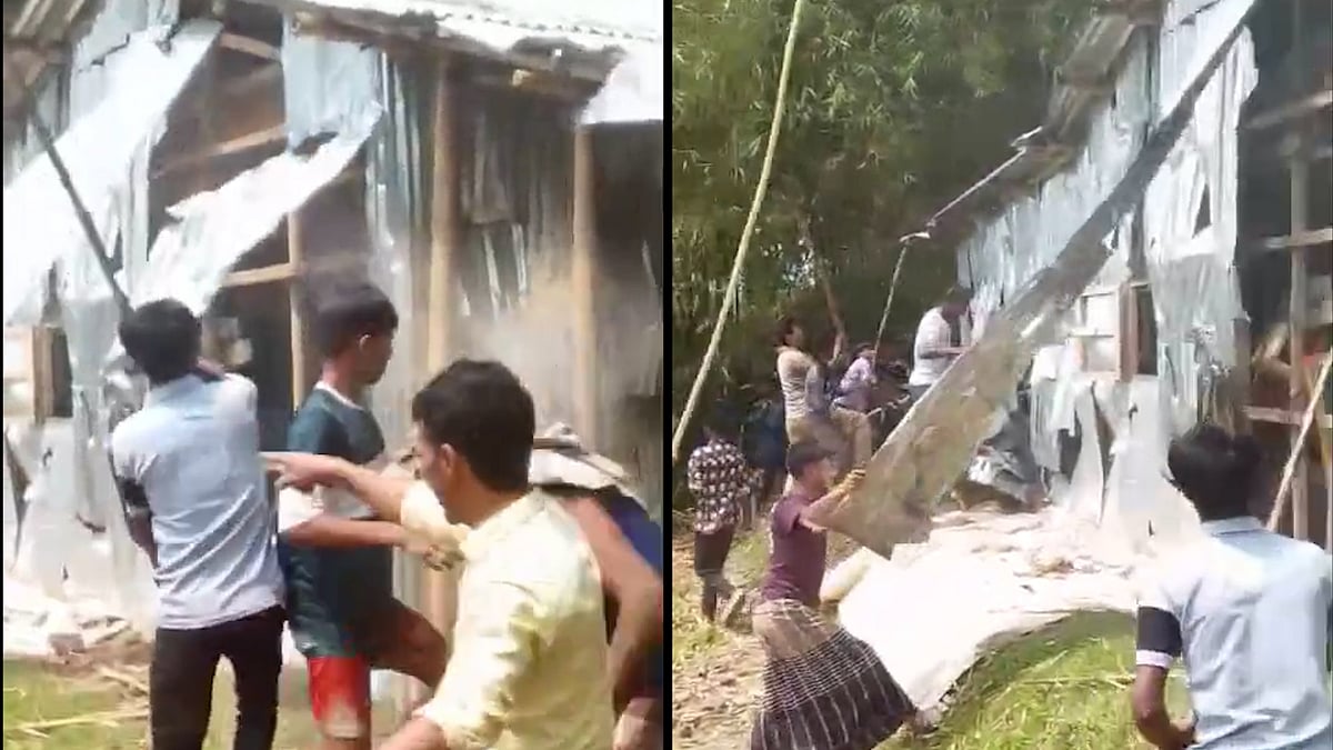 চোর নির্মূল কমিটির সভা শেষে দুই বাড়িতে এলাকাবাসীর হামলা ও ভাঙচুর