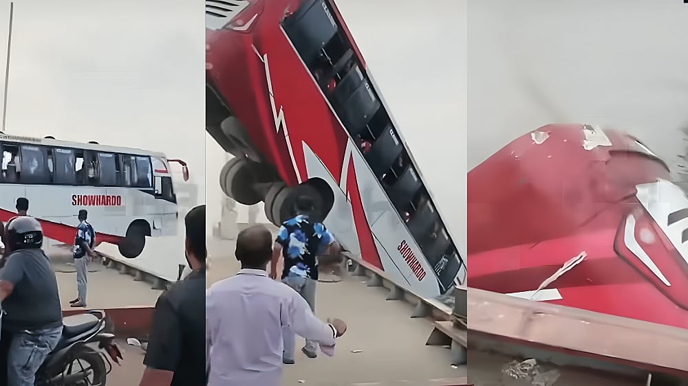 নদী দেখাতে মেয়েকে নিয়ে নেমেছিলেন নুরুজ্জামান, বাসে ছিলেন সাত মাসের ছেলেসহ স্ত্রী