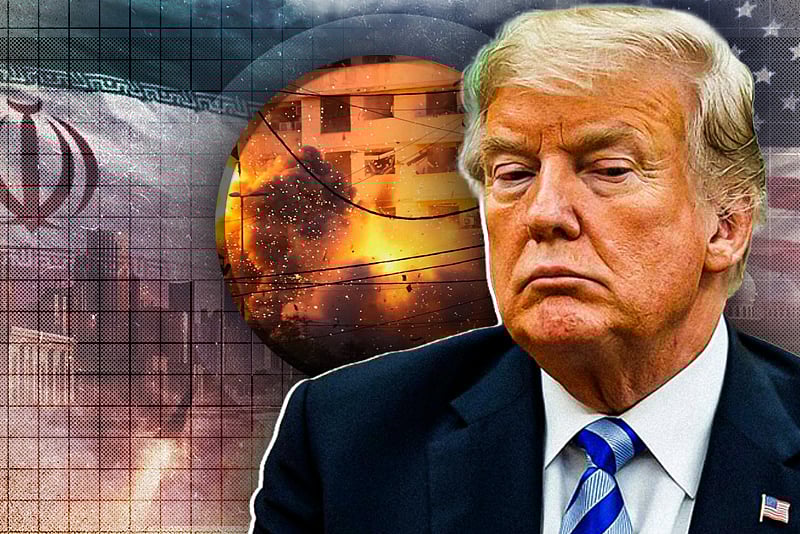 ট্রাম্প কি ইরানের চোরাবালিতে আটকে গেলেন? কেন হঠাৎ যুদ্ধবিরতির সুর!