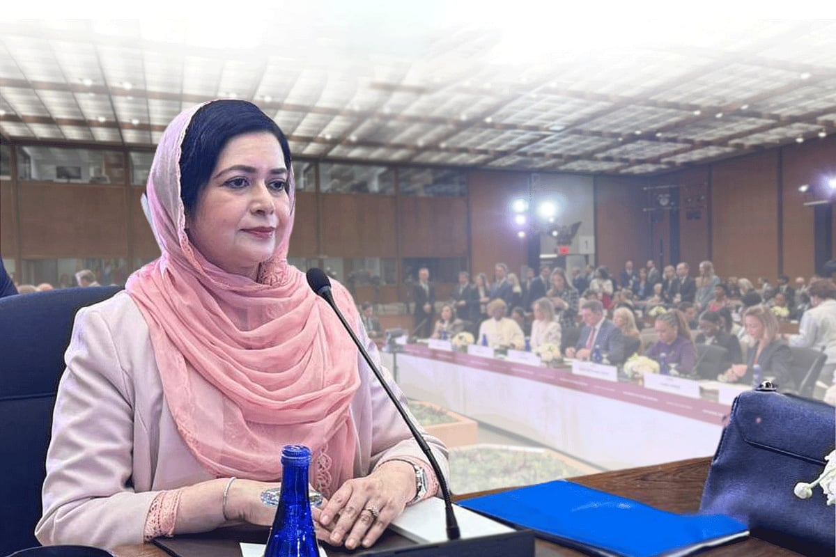 মার্কিন ফার্স্ট লেডির আমন্ত্রণে ওয়াশিংটনে গ্লোবাল সামিটে ভাষণ দিলেন জুবাইদা রহমান