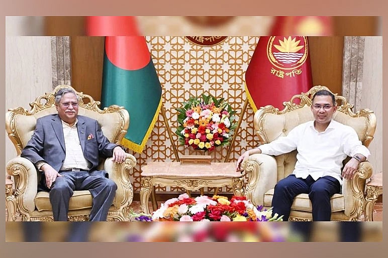 স্বাধীনতা দিবস উপলক্ষে বঙ্গভবনে রাষ্ট্রপতির সঙ্গে প্রধানমন্ত্রীর সাক্ষাৎ