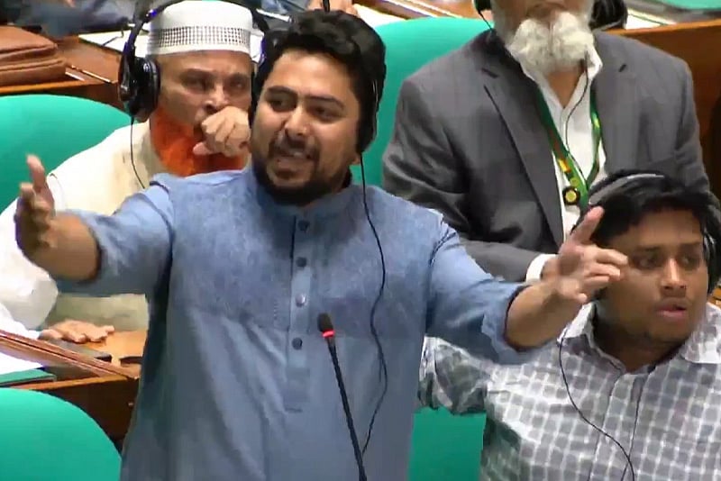 মাননীয় স্পিকার, তাহলে আমরা আর এখানে না থাকি: নাহিদ ইসলাম