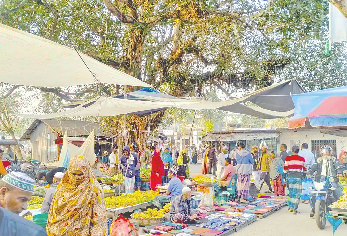 অশ্বত্থের ছায়ায় শতবর্ষী হাট