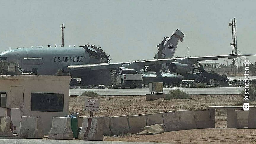 ইরানি হামলায় বিধ্বস্ত মার্কিন নজরদারি উড়োজাহাজ