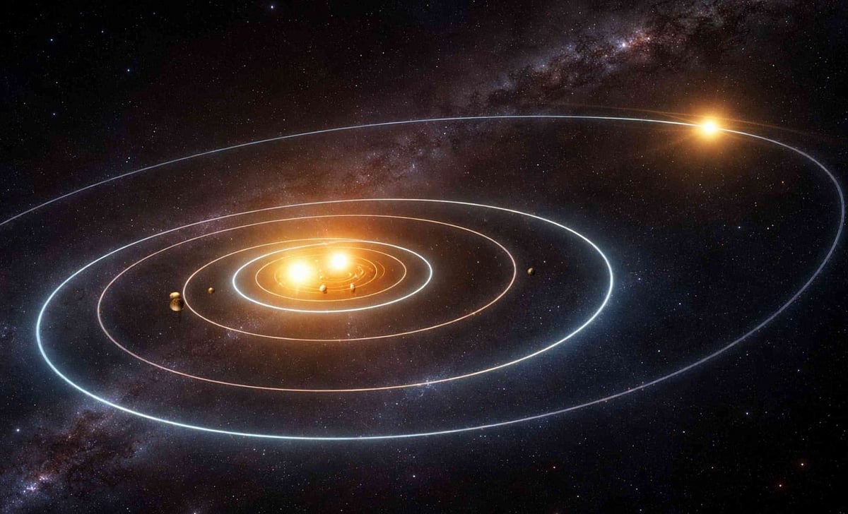 মহাকাশে খুব কাছাকাছি থাকা নক্ষত্রযুক্ত বিরল নক্ষত্রমণ্ডলীর সন্ধান