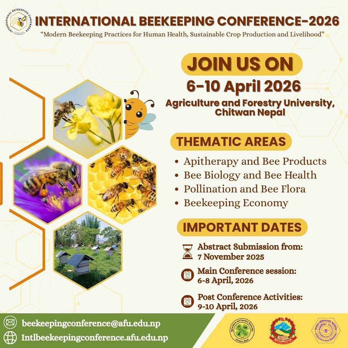 নেপালে বসছে আন্তর্জাতিক মৌ চাষ সম্মেলন, অংশ নিচ্ছেন বাংলাদেশের দুই গবেষক