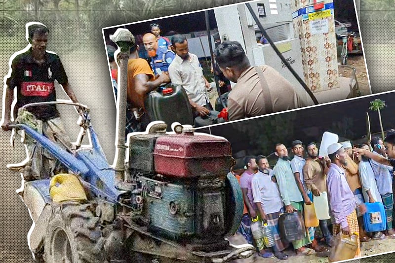 ডিজেল–সংকটে হুমকির মুখে বোরো ধানের চাষ