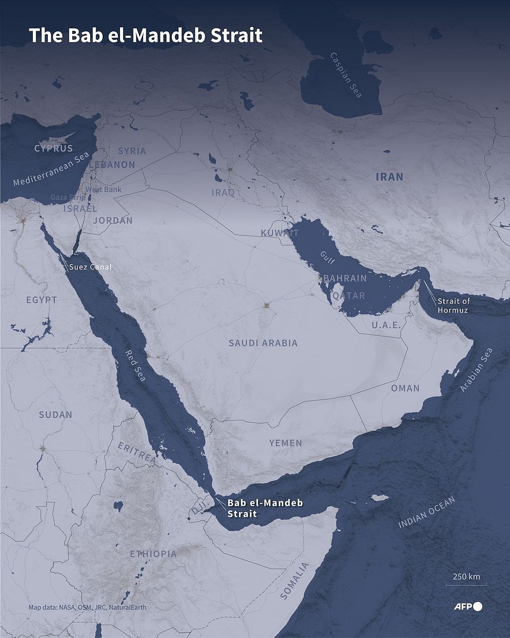 লোহিত সাগরের বাণিজ্য পথও বন্ধ করে দেওয়ার হুমকি ইরানের