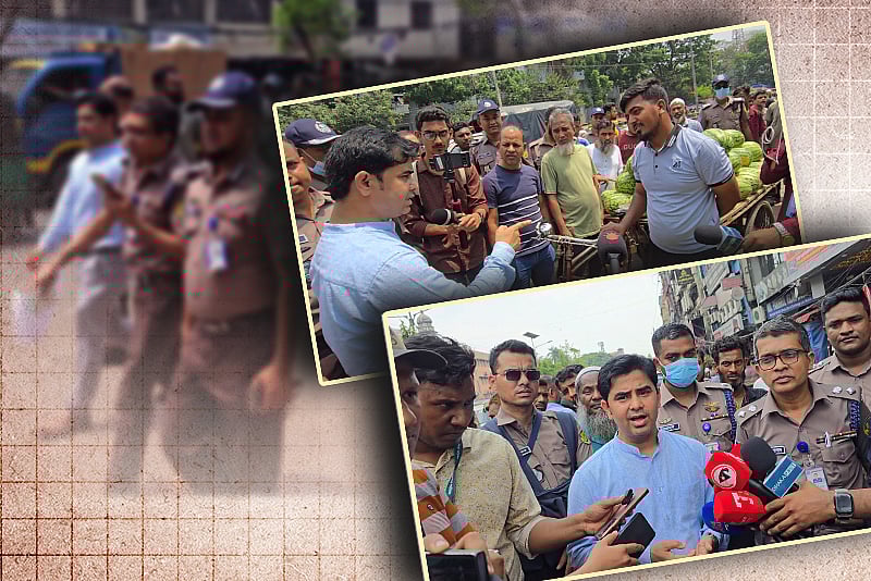 ঢাকায় সড়ক–ফুটপাত দখলমুক্ত করতে ডিএমপির অভিযান