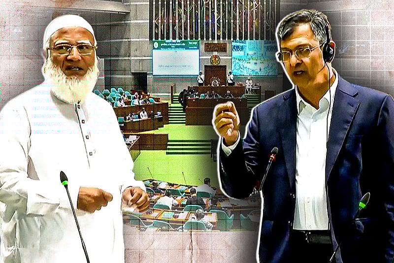 সংসদে আবারও বিরোধীদলীয় নেতা ও স্বরাষ্ট্রমন্ত্রীর বিতর্ক