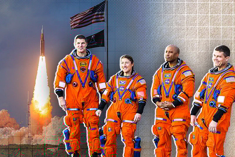 চাঁদের পথে আবারও রওনা দিলেন মার্কিন নভোচারীরা, তবে তাঁরা নামবেন না