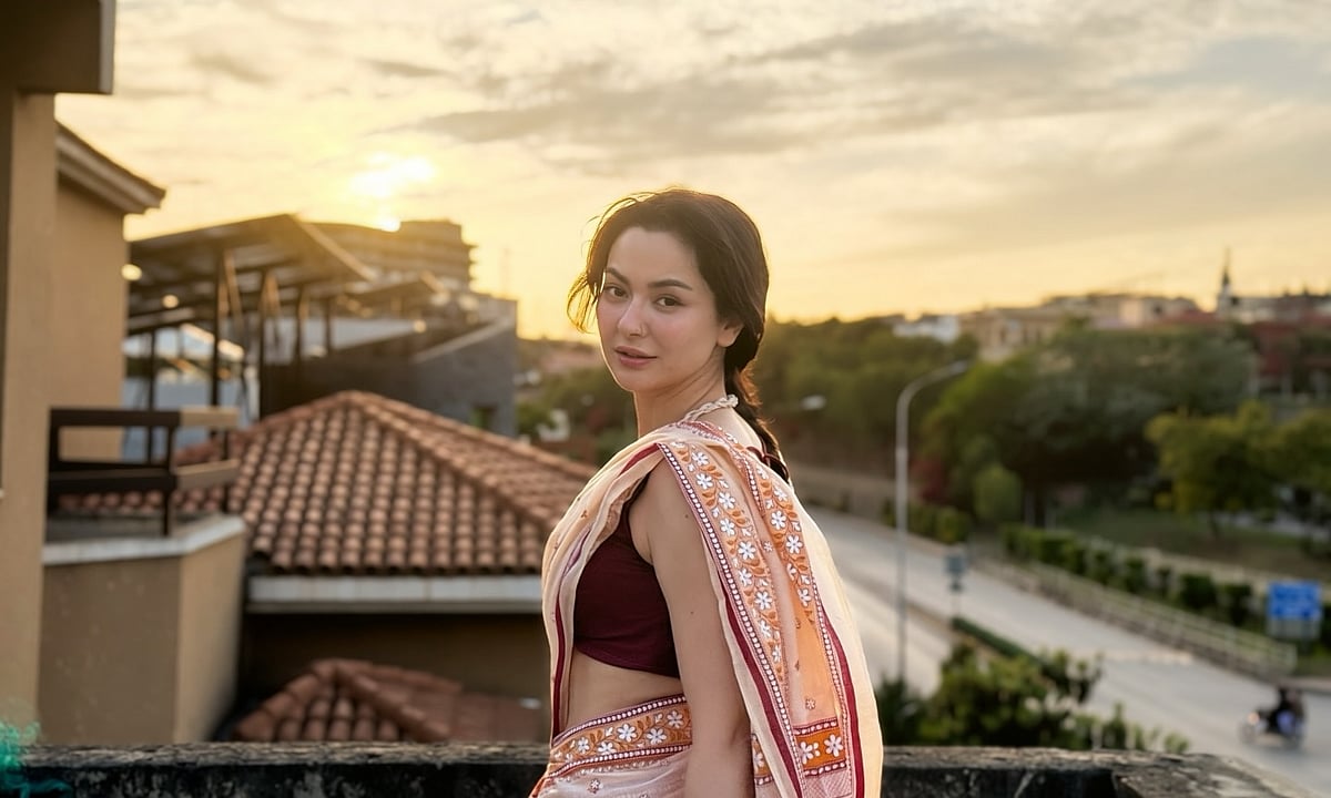 শাড়িতে হানিয়া আমির, রইল নতুন ছবি