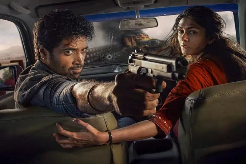 হাতকড়ায় অদিবি-ম্রুণাল, নাটকীয় ট্রেলার লঞ্চ