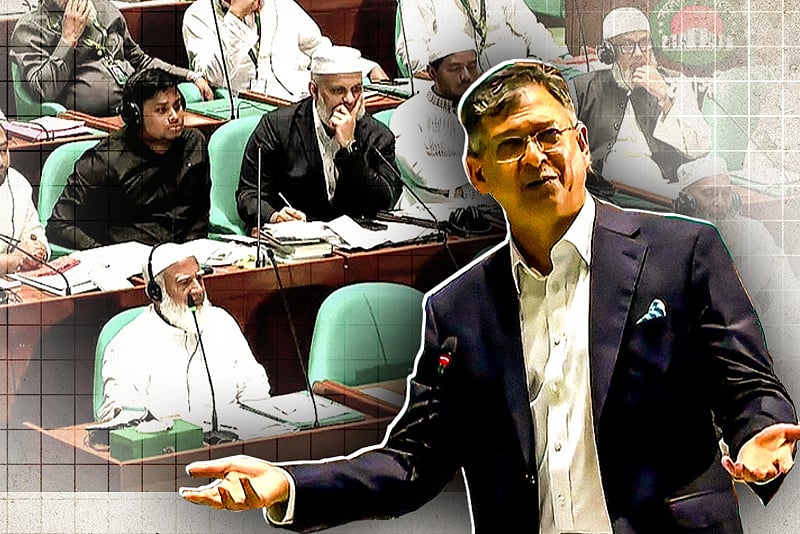 সংসদে বিরোধীদলীয় নেতার কড়া সমালোচনা স্বরাষ্ট্রমন্ত্রীর