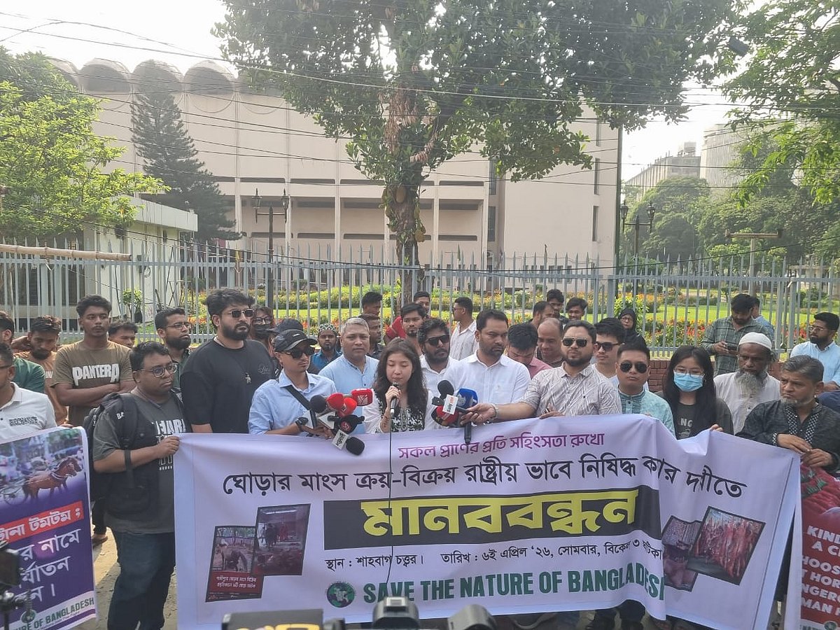 ঘোড়ার মাংস ক্রয়-বিক্রয় রাষ্ট্রীয়ভাবে নিষিদ্ধের দাবি