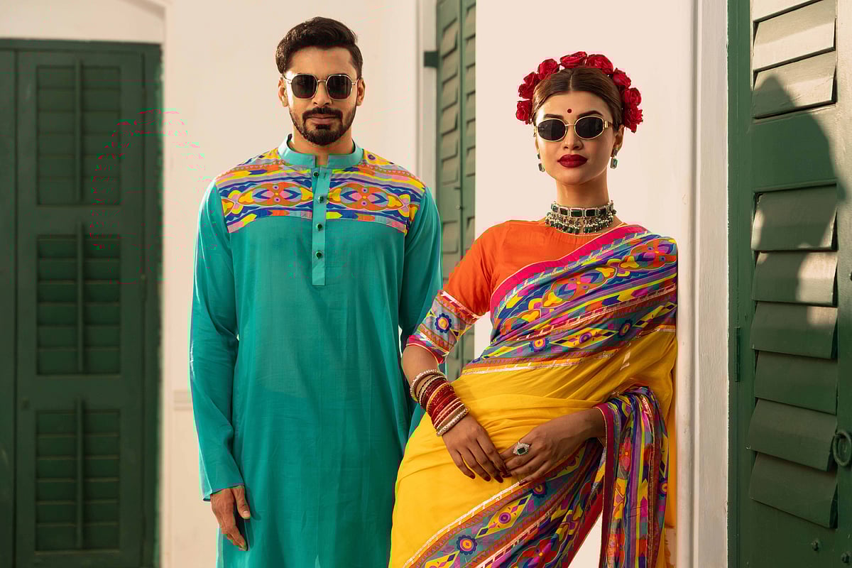 ফ্যাশনপ্রেমীদের জন্য অঞ্জন’স-এর বর্ণিল বৈশাখী সম্ভার