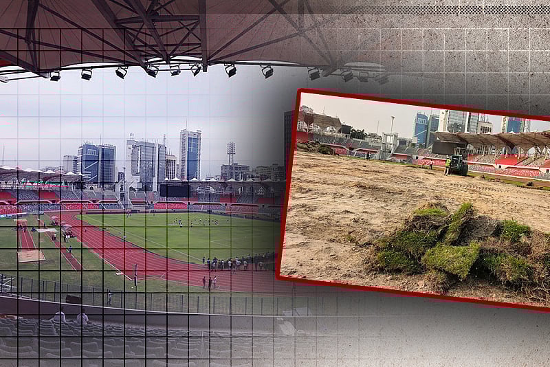 ১০ লাখ টাকার ঘাস কেন ৮ ম্যাচেই উপড়ে ফেলতে হচ্ছে?