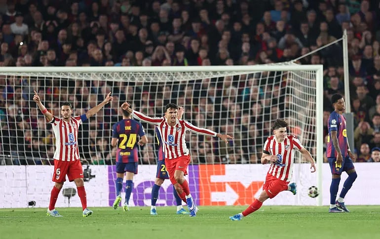 ন্যু ক্যাম্পে ১০ জনের বার্সাকে স্তব্ধ করে আতলেতিকোর জয়